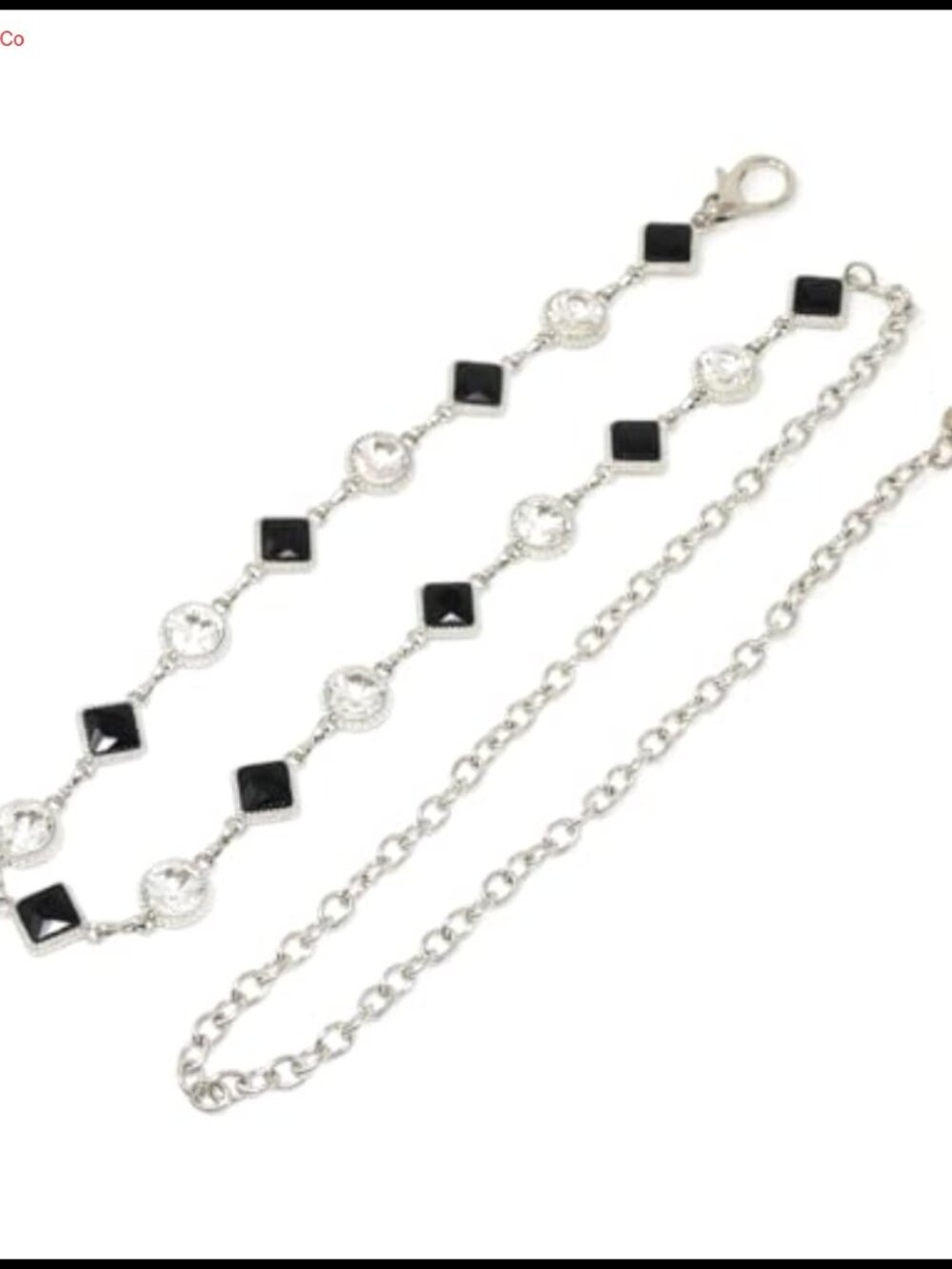 Women's Chain Belt Bling Rhinestone Faux Crystal Waist Belt